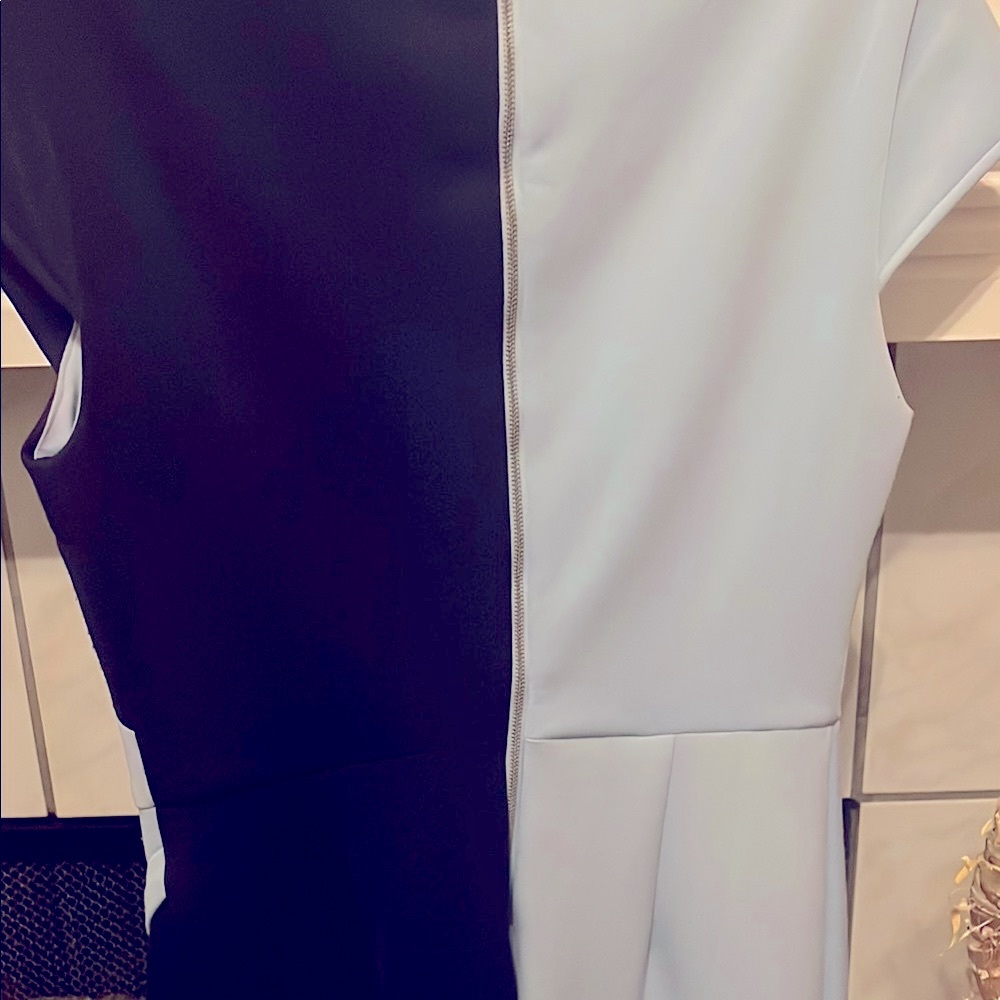 Colorblock Sheath Dress - Picture 3 of 4